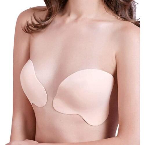 New Strapless Invisible Push Up Women Bra Seamless Self Adhesive Stick Bra Womens Underwear Invisible Fly Bra Soutien Gorge