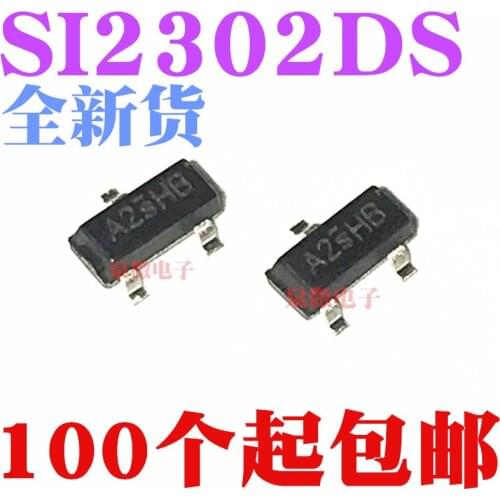 Original 50PCS/ SI2302 SI2302DS A2SHB SOT23