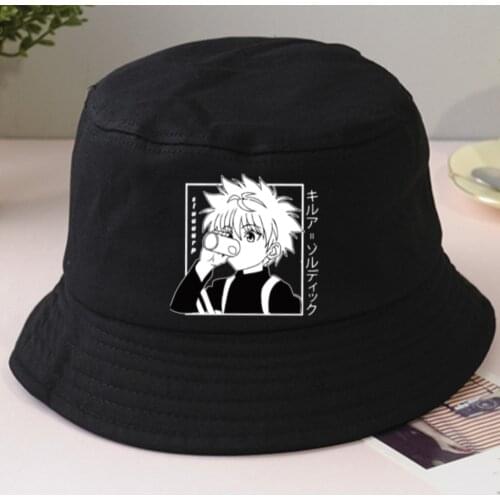 Anime Hunter X Hunter Bucket Hat Casual Fashion Sunscreen Unisex