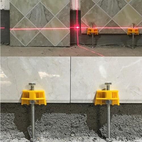 Manual Tile Locator Wall Regulator Height Ceramic Fine Thread Rising Tile Leveler Adjustment Construction Tool