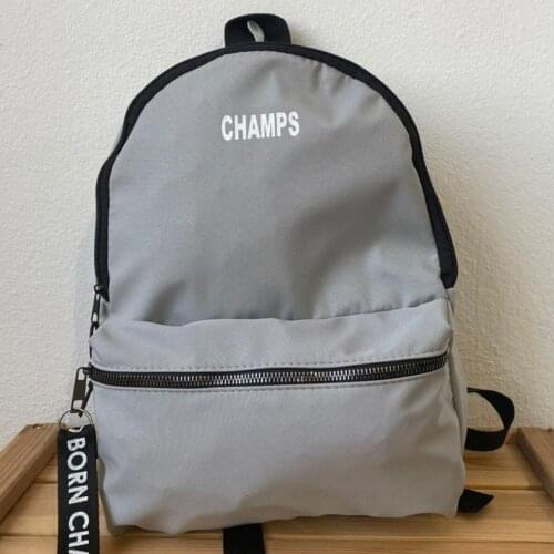 Tonar Bacgu Light Gray Soft Fabric Unisex Backpack Daily New Season Fashion Trend Comfortable Handy