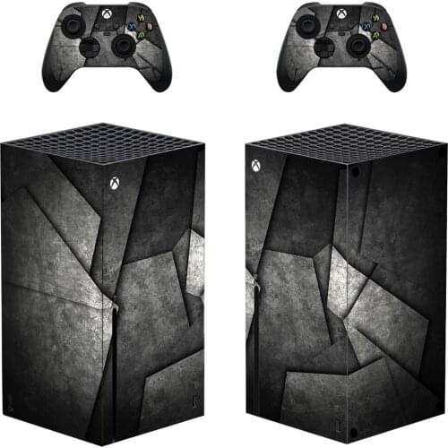 Grey Style Xbox Series X Skin Sticker for Console & 2 Controllers Decal Vinyl Protective Skins Style 1