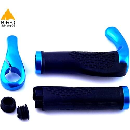 Cycling Lockable Handle Bar Grip Anti Skip Road Bike Handlebar Bicycle Grip Aluminum Alloy Rubber Mountain Bike Accessories