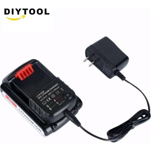 LCS1620 Charger 20V Lithium Battery for Black&Decker LBX20 LBX4020 Part US plug