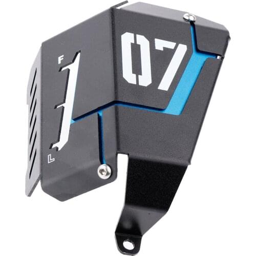 Motorcycle Radiator Grill Water Tank Guard Cover Protector, Water Tank Replacement Accessory Fits for Yamaha MT-07