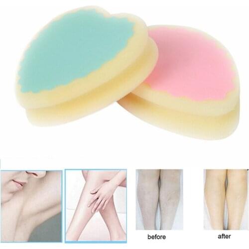 2pcs Magic Epilator Sponge Hair Remove Painless Hair Removal Tools Depilation Depilatory Hair Remover Epilator for Women Men