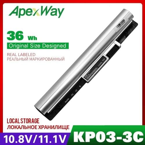 36Wh 3CELLS Apexway For HP KP03 KP06 KP06XL HSTNN-DB5P Pavilion TouchSmart 11 Series 11-e000ed 729759-241 729892-001 759916-12