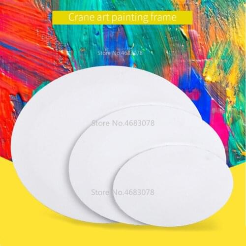 5pcs Elliptical Cotton Wood Frame for Professional Artist Canvas Oil Painting Framed for Primed Oil Acrylic Paint Wholesale