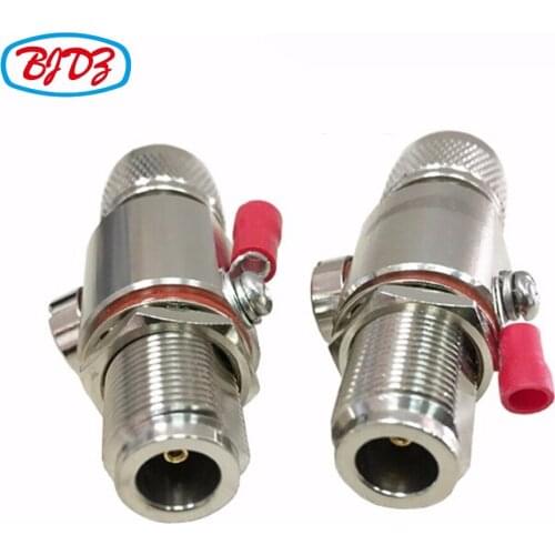 Free shipping 125 pieces 0-6G N male plug to N female jack surge arrester protection RF lightening arrester