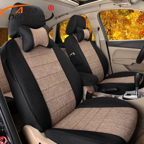 AutoDecorun Automobile Seat Covers for Chrysler Grand Voyager Car Seats Cushion Cover Set Supports Protector Accessories Styling