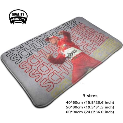 Michael Schumacher Design Soft House Family Anti-Slip Mat Rug Carpet Mclaren F2 F3 F12020 F12021 Phonecases Landonorris Vettel