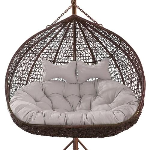 Double Swing Chair Cushion Hanging Basket Thick Pad Garden Indoor Outdoor Balcony Rocking Chair Seat Cushion