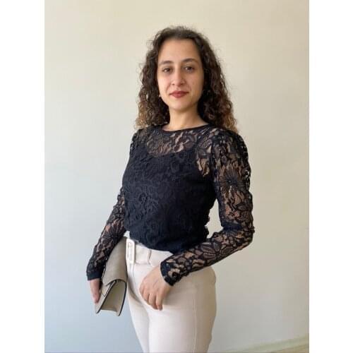 E2BUTİK Black Blouses