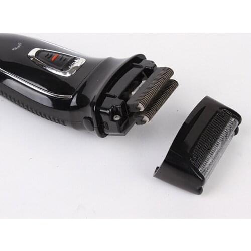 Electric Shaver KEMEI 2 Heads Rechargeable Reciprocating Electronic Shaving Machine Rotary Hair Trimmer Face Care Razor