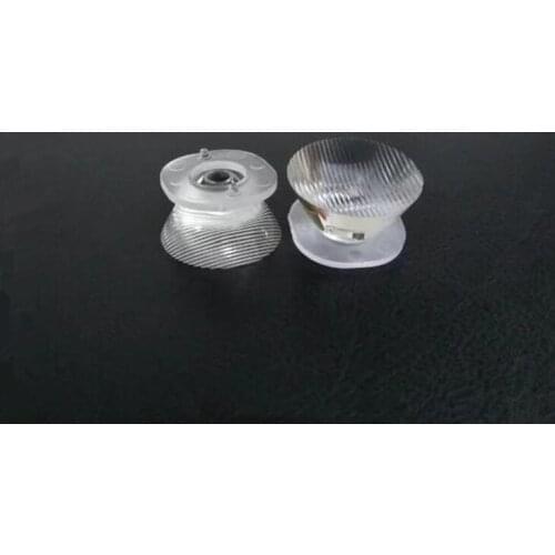 #BAXG-21.4 High quality Led Lens, 10X45 degree, Lens Size: 21.4X11.8mm, Suitable for: CREE-XPE , Stripe surface, PMMA