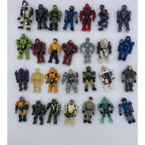 Mega Bloks Construx Halo Spartan Call of Duty Urabn Soldier Action Figure Building Blocks Collectors Edition Construction Toy