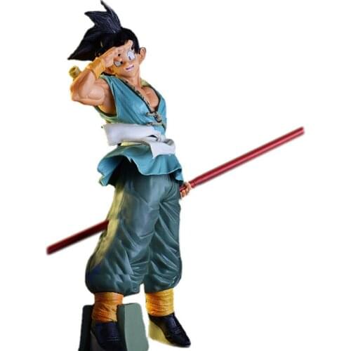 Dragon Ball Anime Figures GT BWFC3 SMSP 10th Anniversary Goodbye Goku Golden Hoop Stick Super Figure Anime Ornaments Kids Toy