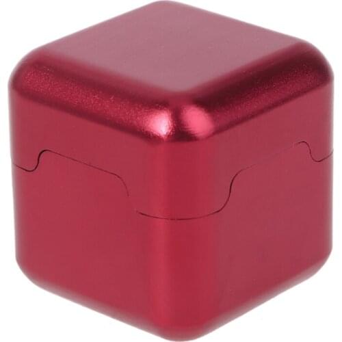 G92F Aluminum Portable Mini Pool Cue Tip Chalk Holder Carrier Case Box for Billiard