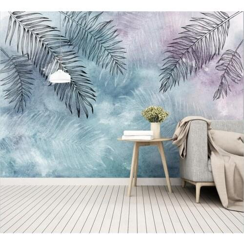 Beibehang HD Photo Wallpapers Restaurant Entrance Corridor Wallpaper Swan Lake Scenic Spot Grand Mural wallpaper for walls 3 d