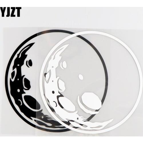 YJZT 15.1X15.1CM Mysterious Planet Interesting Vinyl Car Sticker Decal Black / Silver 10A-0198