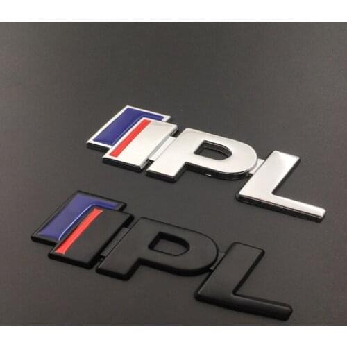 IPL logo 3D Metal Car Auto Badge Grille Emblem Sticker Chrome for Infiniti Q50 Q50L G37 G25 QX70 FX35 FX37 Car-Styling