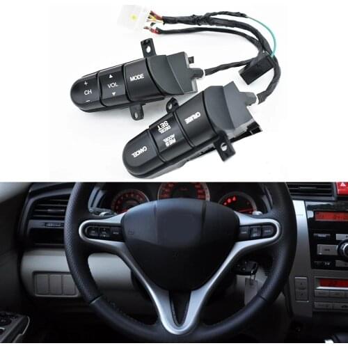 Steering Wheel Control Switch Button 36670-SNA-A11 36670-SNA-A12 For Honda Civic HYBRID Jazz 2006-2011 Auto Cruise Audio Remote