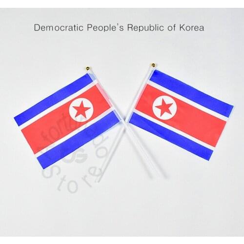 Korea Korean 14*21 cm flag Banner Hand waving Flag 10pcs/set Flag Korea Korean