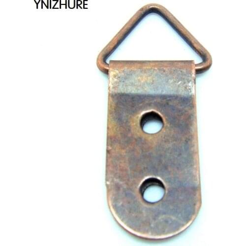 50pcs 42 * 14MM antique small triangular holes hook decoration small metal hook safety hook screw hooks