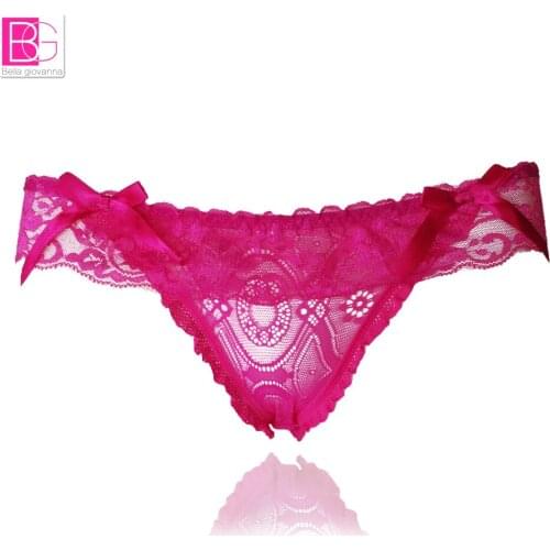 L'bellagiovanna small size Lace Briefs Ruffles Bikini Panties Underwear teenage girls lolita Low Waist Underpants princess 6874