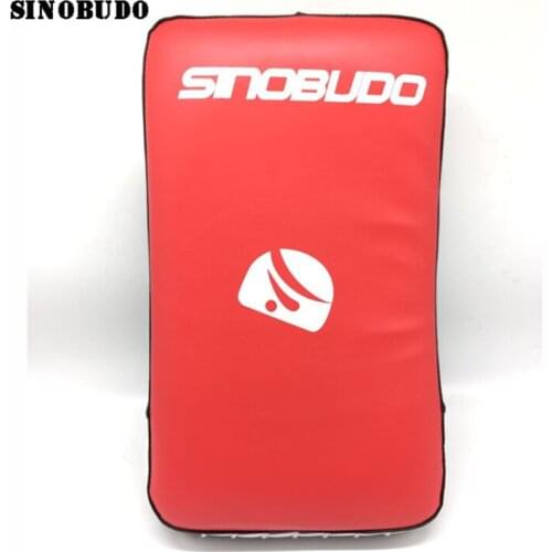 MMA Muay Thai Punching Curve Pads Quality PU Leather Sanda Taekwondo Kick Boxing Foot Target Boxing Hand Feet Square Target