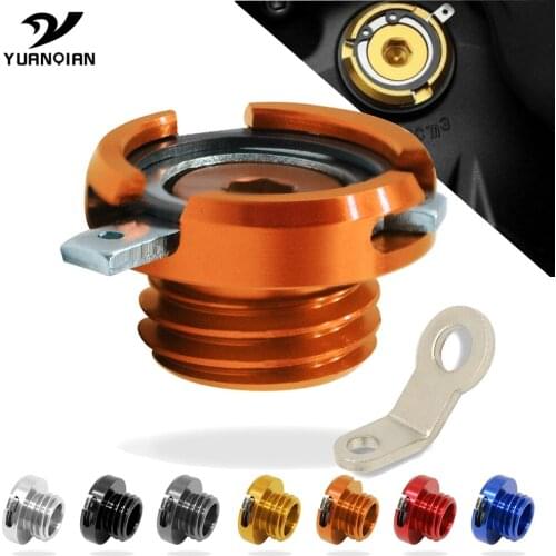 Motocycle Aluminum M20*2.5 Engine Oil Filter Cover Cap For Kawasaki Ninja 400 Ninja400 Z650 Z800 Z900 Z1000 Z 1000SX Accessories