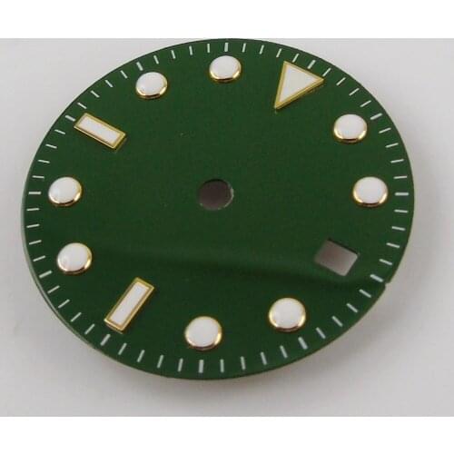 Men 28.5mm Watch Dial Nologo fit NH35 NH35A Movement