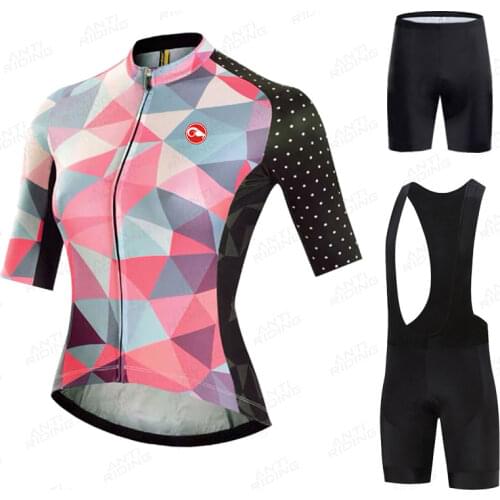 2022 New New 2022 Pro Women Cycling Set MTB Bike Clothing Womens Racing Bicycle Clothes Ropa Ciclismo Cycling Wear Cycling Jer