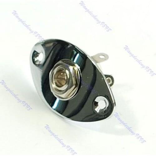New Guitar Accessories Output Cat Eye Oval Jack Plate For Electronic Guitar