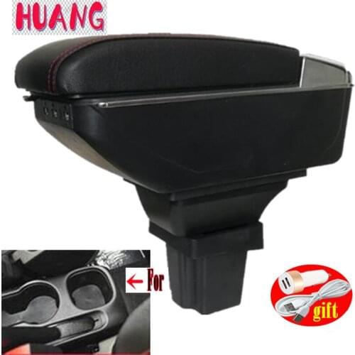 For Chevrolet Novo Prisma armrest box Interior Center Console Storage Box Arm Rest USB interfac