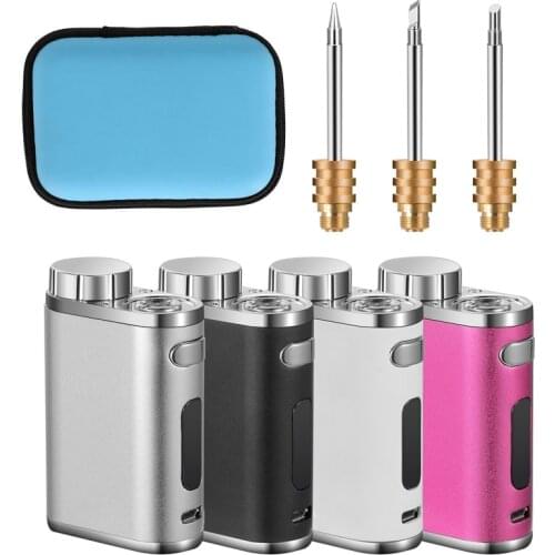 Portable rechargeable soldering iron, USB wireless battery soldering iron, 1W-75W high-power outdoor soldering iron