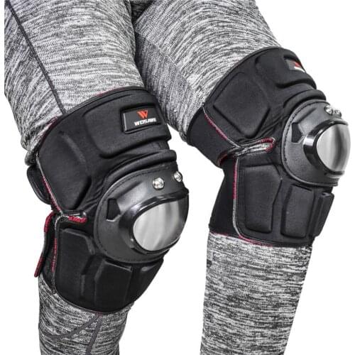 Motocross Knee Pad Motorcycle Racing Professional Protective Guard Protector Black