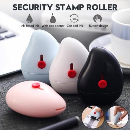 Data Protection Roller With Cutter Identity Privacy Roller Stamp Information Coverage Messy Code Security Seal Dropshipping