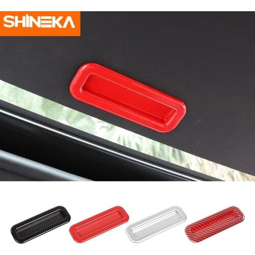 SHINEKA Interior Accessories For Dodge Durango Car Roof Sunroof Handle Decoration Covers For Dodge Ram 1500 2500 3500 2010-2020