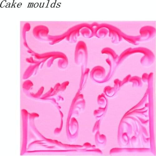 Silicone mold RS084 spring vine shape baking mold Fondant cake mold chocolate mold Decoration tools