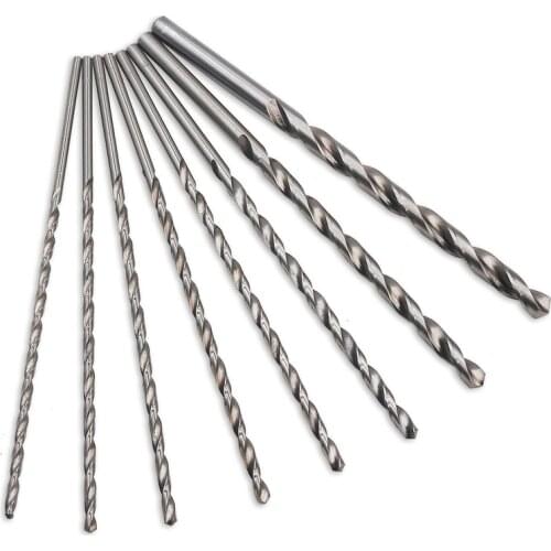 1pcs 160/200mm Metal Drilling Extra Long Twist Drill Bits 2/2.5/3/3.5/4/4.5/5/5.5/6mm For Woodworking Power Tools Accessories