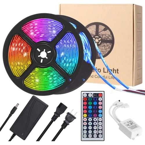 Led Strip Lights 32.8ft/10M, Waterproof RGB Led Lights with Remote Color Changing