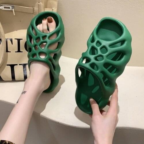 Slippers Womens Dongdong Shoes 2021 New Korean Anti Slip Fashion Students' Sandals with Thick Soles Woman Slippers