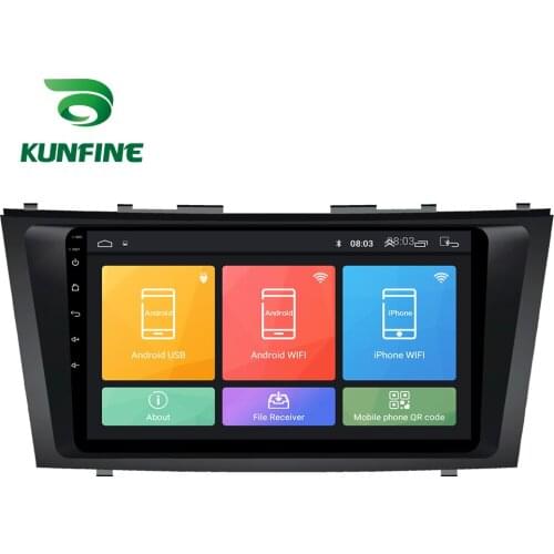 Octa Core Android 10.0 Car DVD GPS Navigation Player Deckless Car Stereo For Toyota Camry 2006 -2011 Radio Headunit