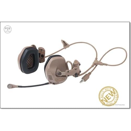 High performance FCS RAC pickup noise reduction tactical voice headset, Interphone earphone group