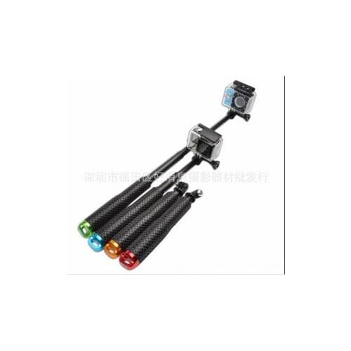 20pcs Gopro Monopod Tripod Aluminum Pole Tr Pode Grip Mount for GoPro Hero 4 2 3 Perche Action phone holders