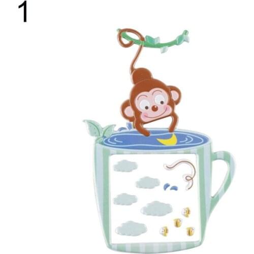 60% Hot Sale 1PC PVC Wall Sticker Cute Monkey DIY Light Switch Cover Stickers Switch Cover Wall Decor For Kids Room Decoration