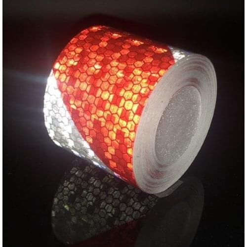 Car Reflective Tape Sticker Automobile Motorcycles Safety Warning Tape Reflective Film Car Stickers