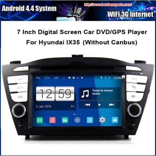 Android Car DVD Video Player For Hyundai IX35 TUCSON 2010 GPS Navigation Multi-touch Capacitive screen,1024*600 high resolution