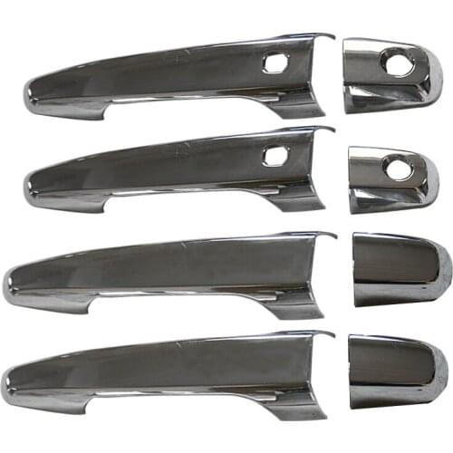 CAR STYLING AUTO CHROMIUM STYLING HANDLE COVERS FIT FOR MITSUBISHI TRTION L200 ACCESSORIES PARTS 2015-2017 HANDLE COVER
